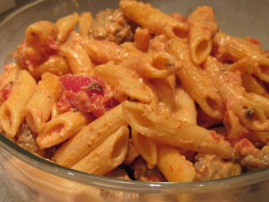 sausage and pasta 014